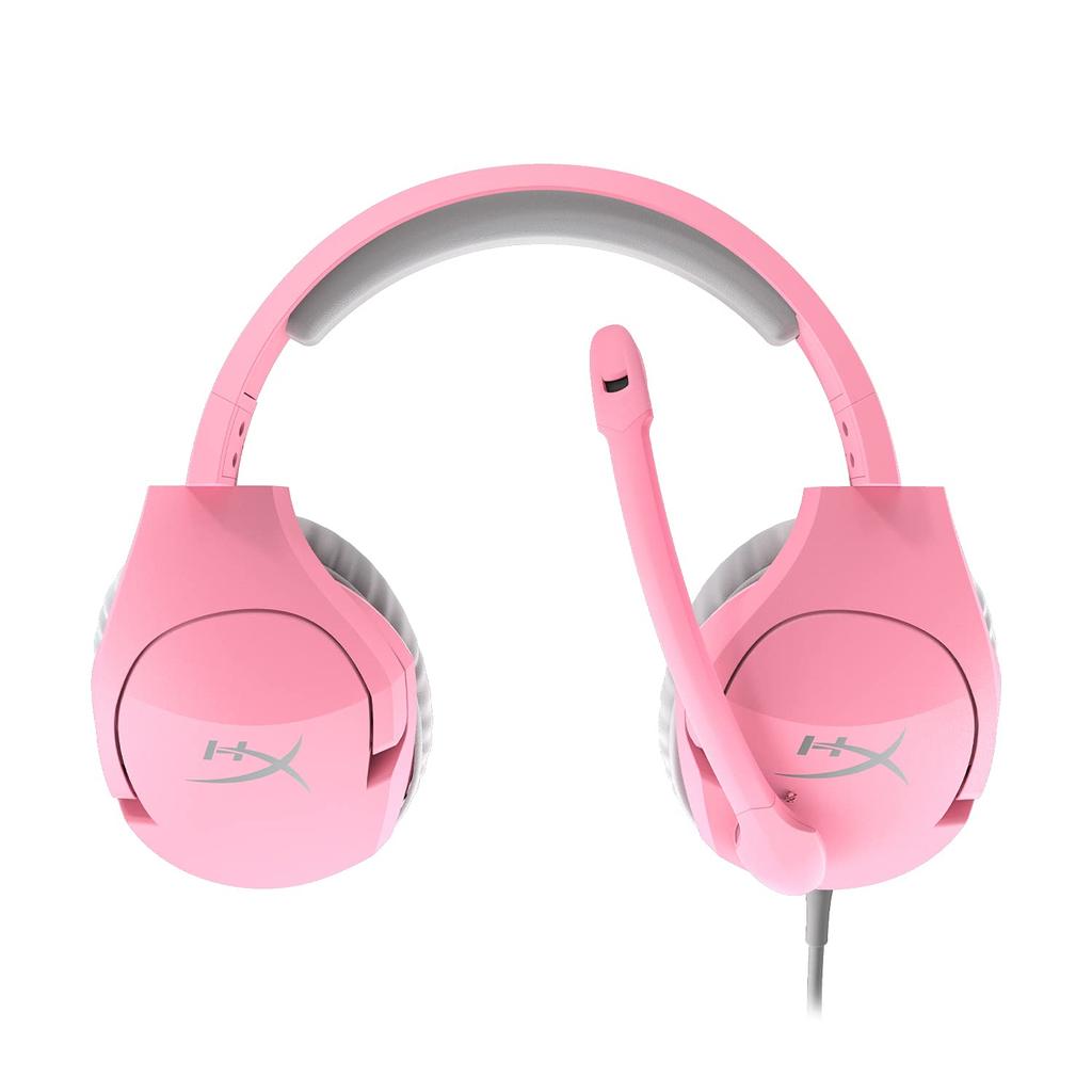 HYPERX Cloud Stinger Pink игровая гарнитура совместимая легкая 2 года гарантии производителя для работы дома удаленная работа видеоконференция удаленная работа розовый