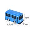 Новый 4-цветный маленький автобус oyuncak araba car mini plastic тянущийся назад Tayo Gani Lani Rogi модель автобуса для детей рождественский подарок