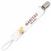 Planetee Attache tétine pour prénom MARCEAU bébé d'amour abeille garçon | Attache sucette cadeau naissance
