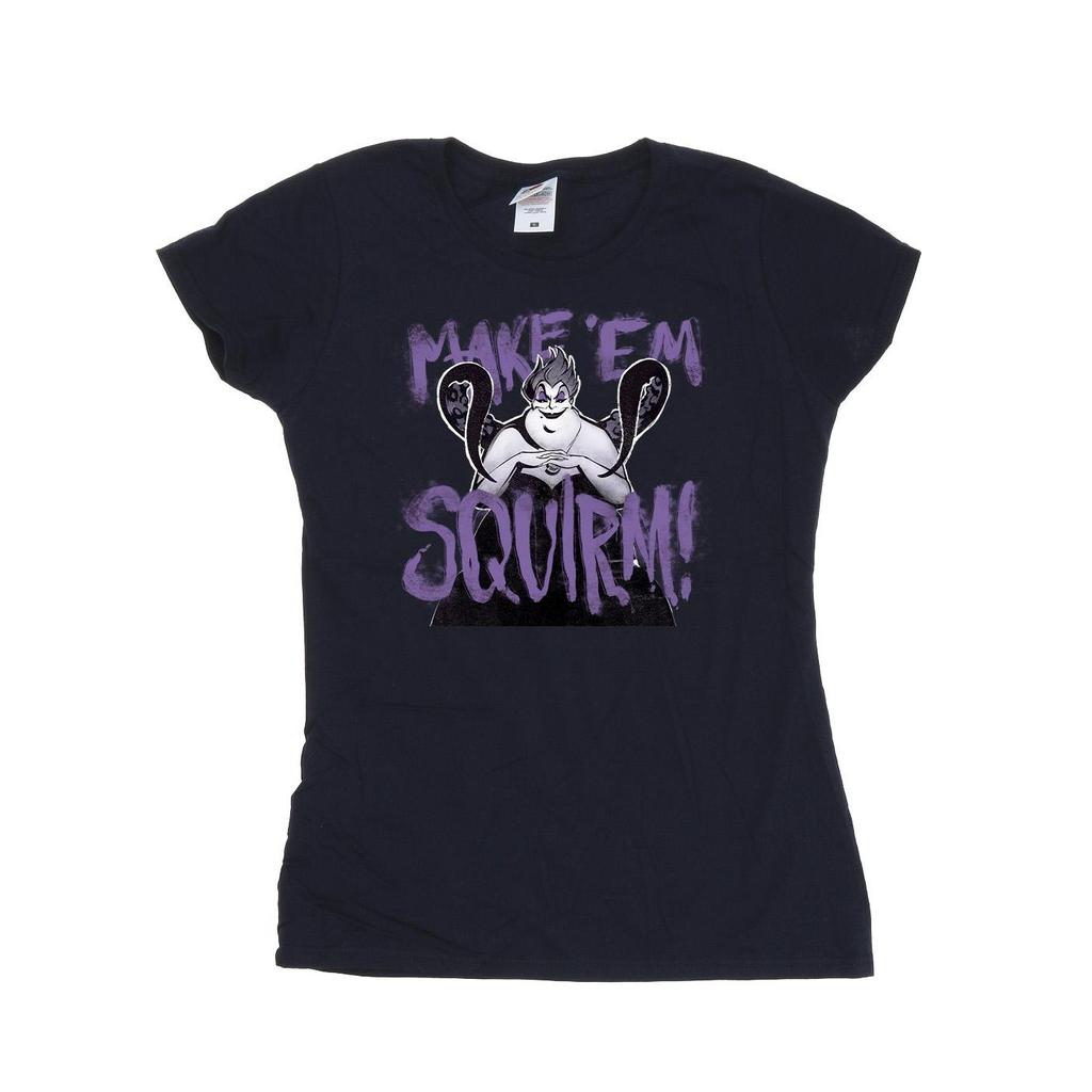 Disney Womens/Ladies Villains Ursula Purple Cotton T-Shirt