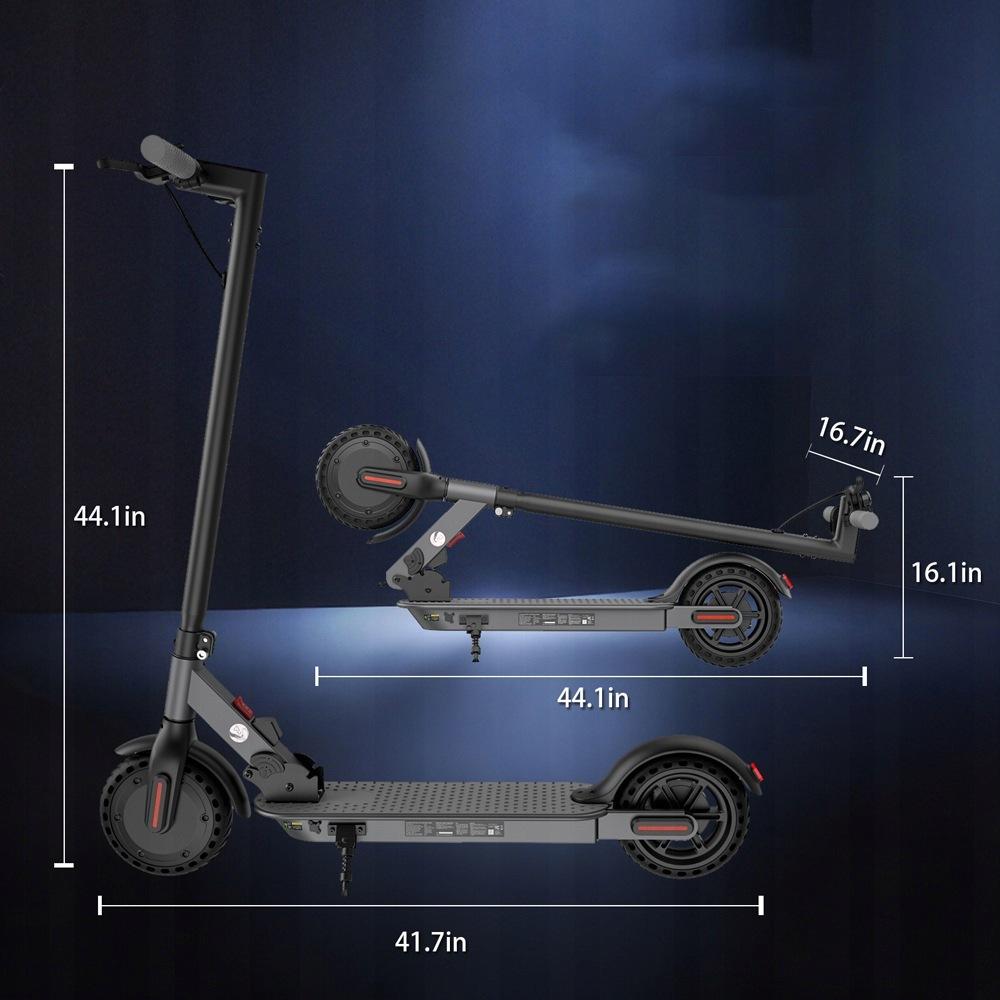 500W Electric Scooter W3C, 34km Range, 7.8Ah, Run-Flat Tires, App Support