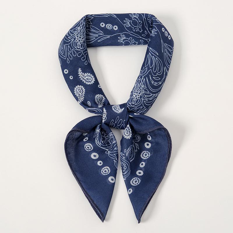 Fashion Paisley Print Cotton Hairbands Scarf Women  New Elagant Bandana Neck Kerchief Head Bands Foulard Female Scarfs