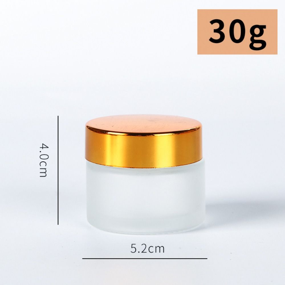Серебряные/Золотые/Черные/Белые Баночки для крема для лица Пустая баночка для макияжа Косметический контейнер