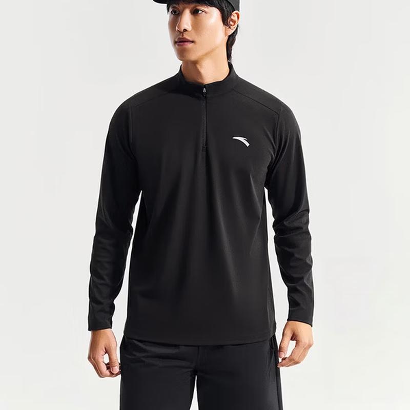ANTA Men's Zero-Pressure Long Sleeve Fleece-Lined Thermal Knit T-Shirt