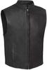 New Men Black Vest Coat Real Handmade Genuine Lambskin Leather Stylish Classic