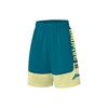 Li Ning Badfive Basketball Series Loose Sports Training Shorts Men Shorts Deep-Spruce-Green AAPQ311-1
