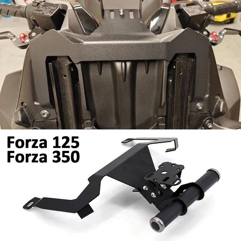 For Honda Forza350 Forza125 Forza 350 125 2021-2025 Motorcycle Front USB Charging Mobile Phone Navigation Bracket GPS Mount