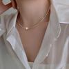 Light Luxury Broken Pearl Necklace Women's Fashion Temperament Collarbone Chain Irregular Design Item Jewelry