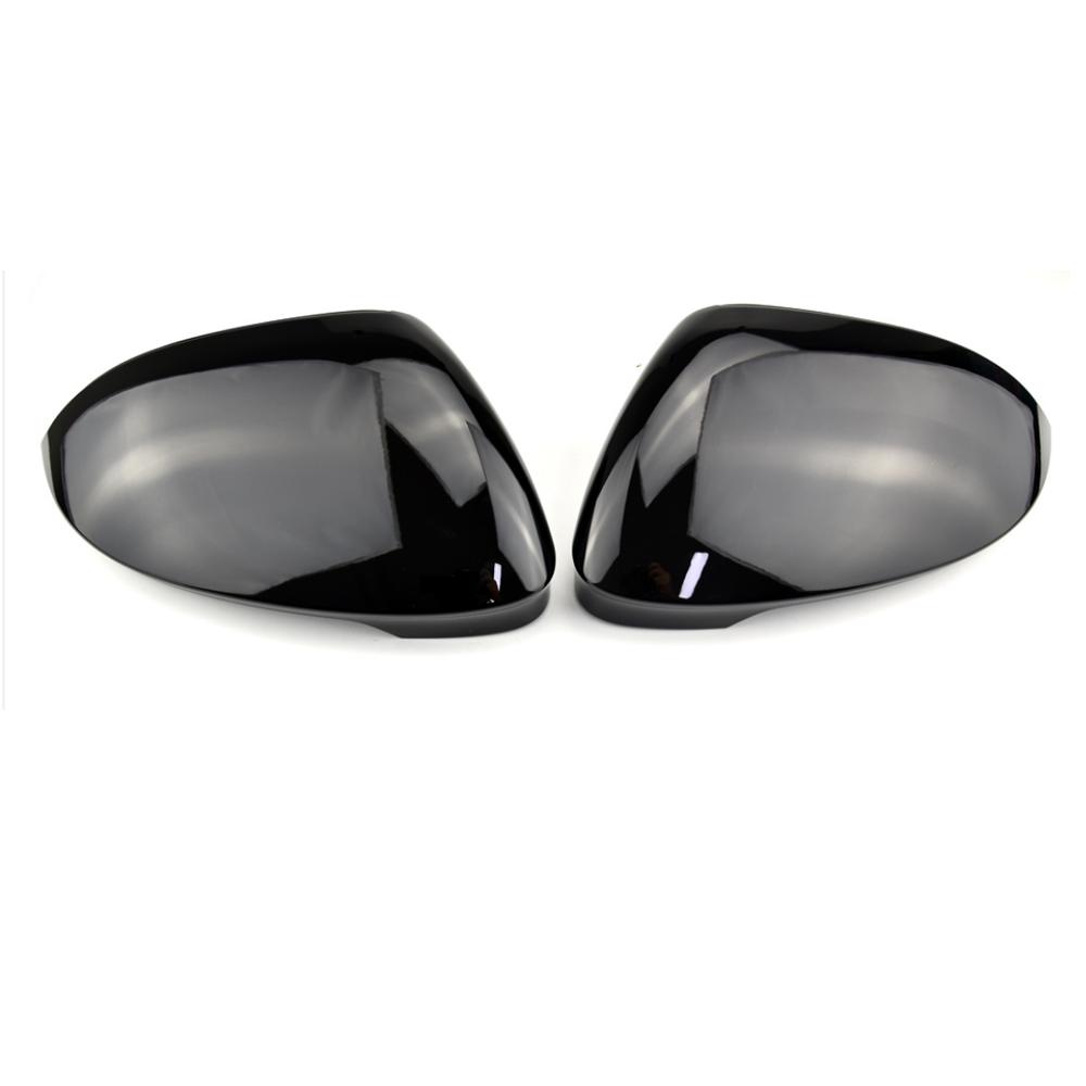 For VW Golf 8 MK8 2020 2025 2025 Mirror Covers Caps RearView Mirror Case Cover Carbon Look Bright Black Covers