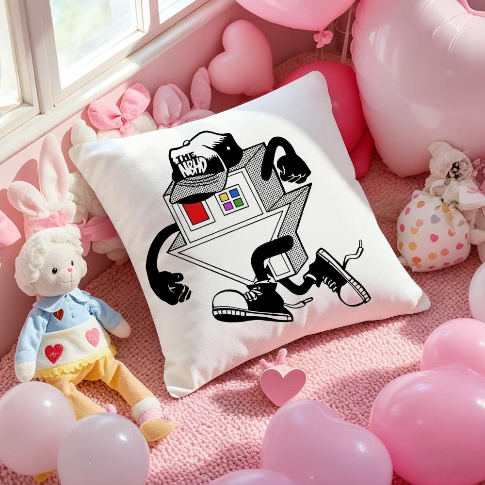 Album Cover The-Neighbourhood Cushion Cover Pattern Printed Pillowcase for Living Room Sofa Cushion Cover & Bedroom Decor