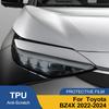 Для Toyota BZ4X 2026-2026 Защитная пленка для фар автомобиля Дымчато-черная Предустановленная Антицарапающая Высокоглянцевая Автомобильная виниловая пленка для обтяжки