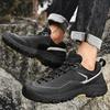 Мода 2025 Винтажный стиль Походные Мужские Уличные Водонепроницаемые Ботинки Универсальные Легкие Нескользящие Спортивные Треккинговые Мужские Кроссовки Размер 38-46