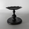 Black Metal Pillar Decorative Candlestick Scented Candles Holders Stand, Decorations Home Gifts for Bedroom Livingroom Wedding