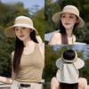 Summer Sun Protection Hat With Removable Shawl For Women Outdoor Casual And Fashion Use