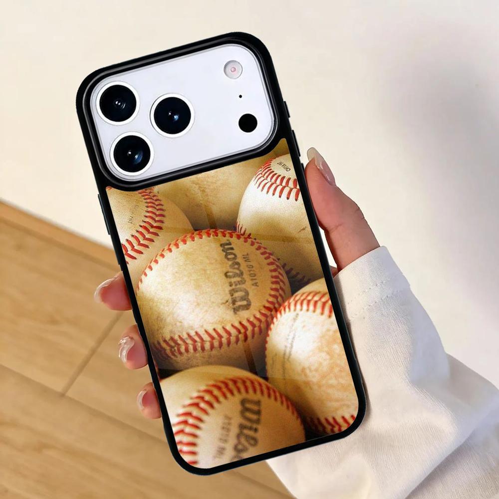 Softball baseball Christian Quote Phone Case For Apple iPhone 17 air 16 Pro Max 15 Pro Max 14 13 12 11 Mini Back Cover