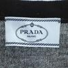Prada Вязаный кардиган с V-образным вырезом и длинными рукавами 38 черный Женский Б/У