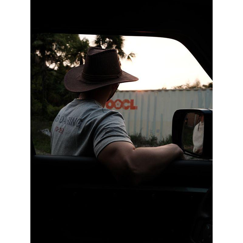 Gtal American Cruiser T-shirt Quick-Drying Cool Feeling Solona Short Sleeve Print round Neck Fitness Sports Stretch Tops