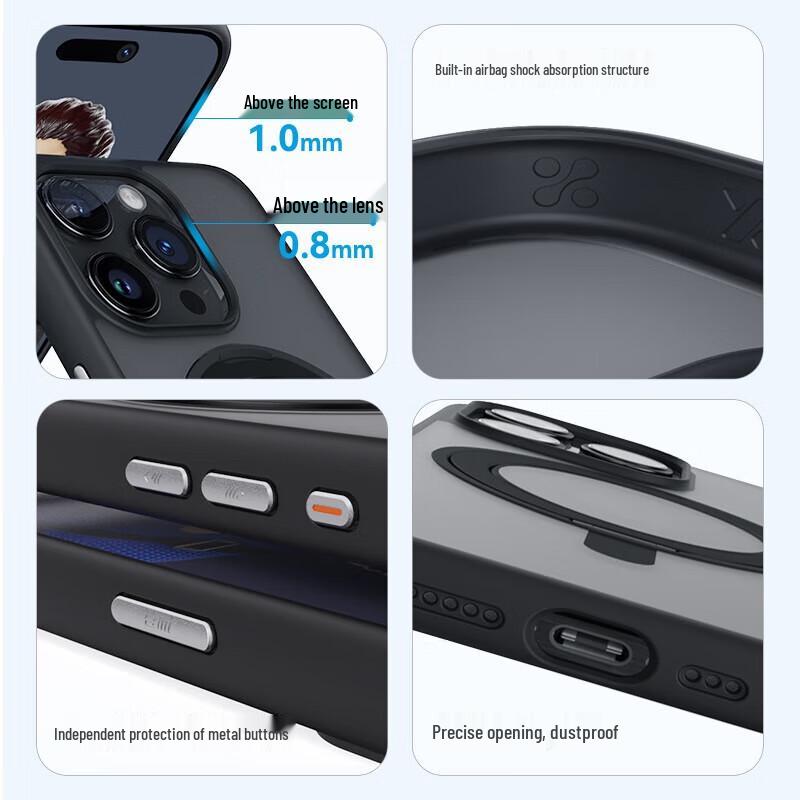 Mr. Blue Gorilla Magnetic Stand Full-Coverage Phone Case