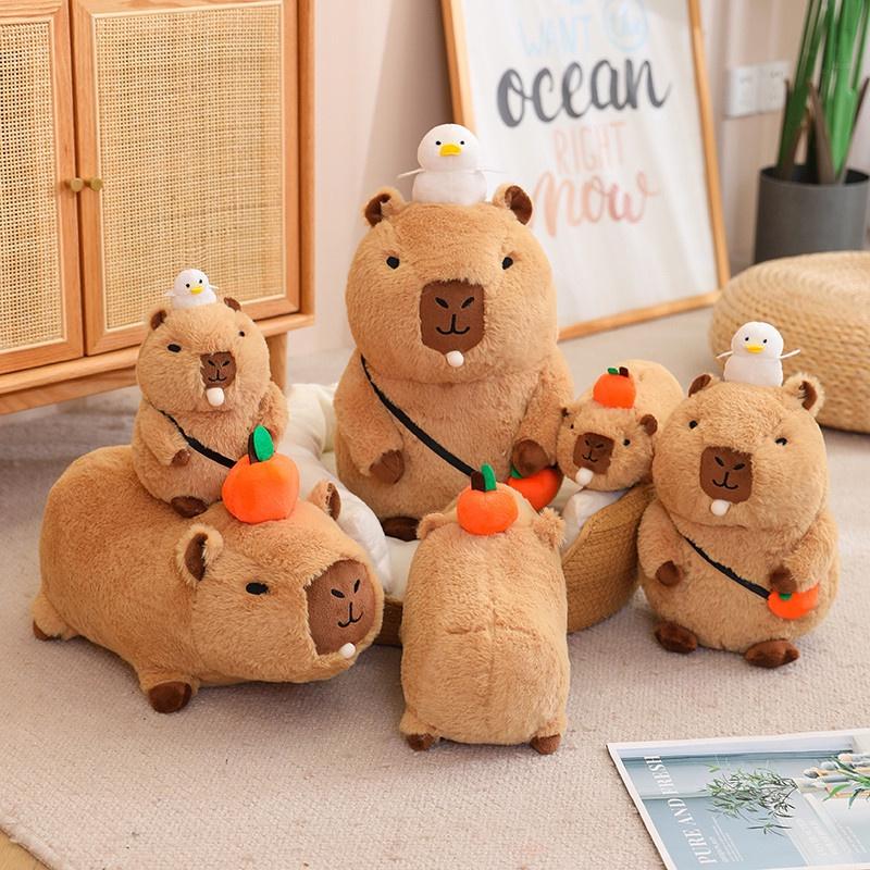 Cute Capybara Plush Toy Adorable And Soft Stuffed Animal Pillow Doll Perfect Gift For Kids