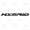 Car Styling 3D Hybrid Metal Adhesive Emblem Trunk Badge Fender Sticker Body Decal for Lexus ES300h IS300h LS500h RX 450h AEL1