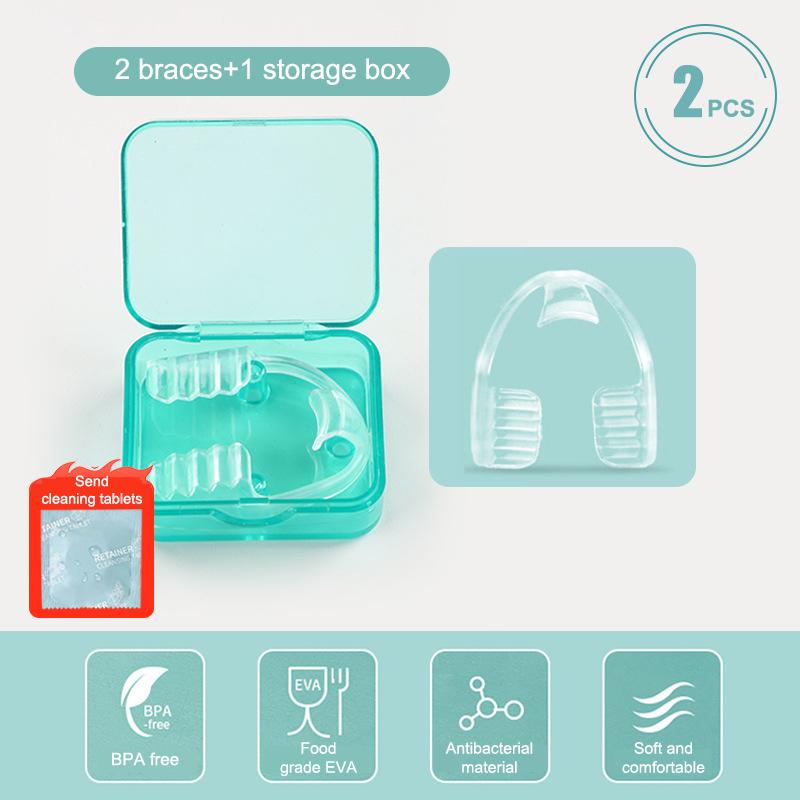 Уход за полостью рта Зубные скобы Капа для бруксизма Шина для ночного скрежетания зубами с профилактикой моляров