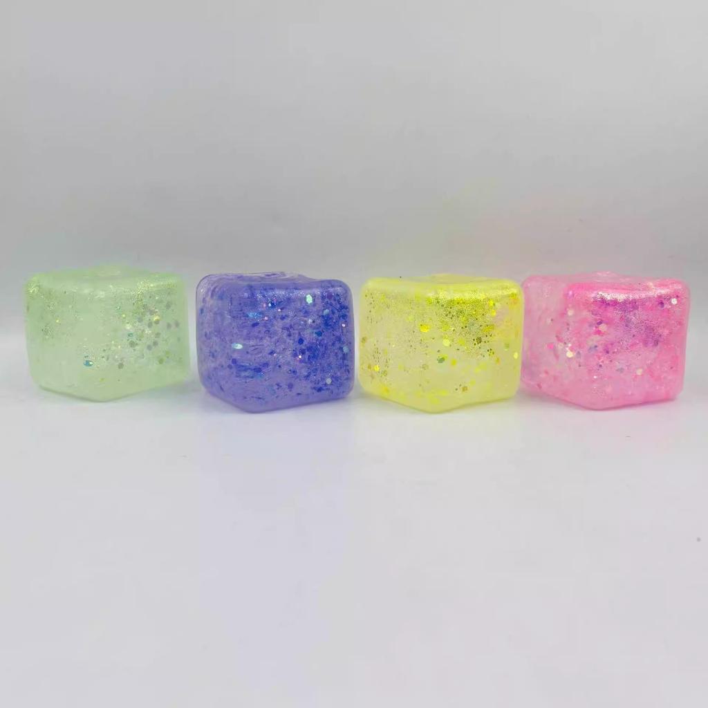 Тофу Мнущийся Мальтоза Кубик Льда Медленно Восстанавливающий Форму Игрушка для Снятия Стресса