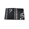 80 Pages Music Score Storage Organizer Plastic Piano Paper Sheets Folder  for School Office