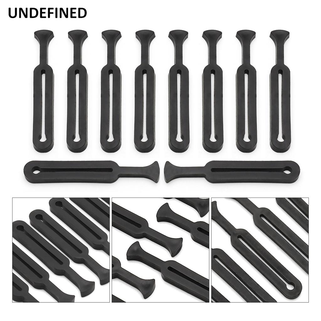 10x Fixed Windshield Rubber Strap O-Rings Gasket For Polaris 5410970,5410387 Ski-Doo 572-0328-00 Yamaha 8K4-77223-00