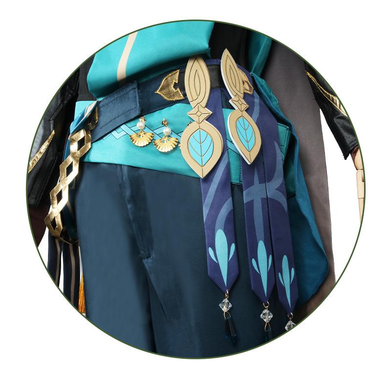 Костюм для косплея Al Haitham, парик Alhaitham, униформа на Хэллоуин, наряды Alhaitham, карнавальные ролевые игры