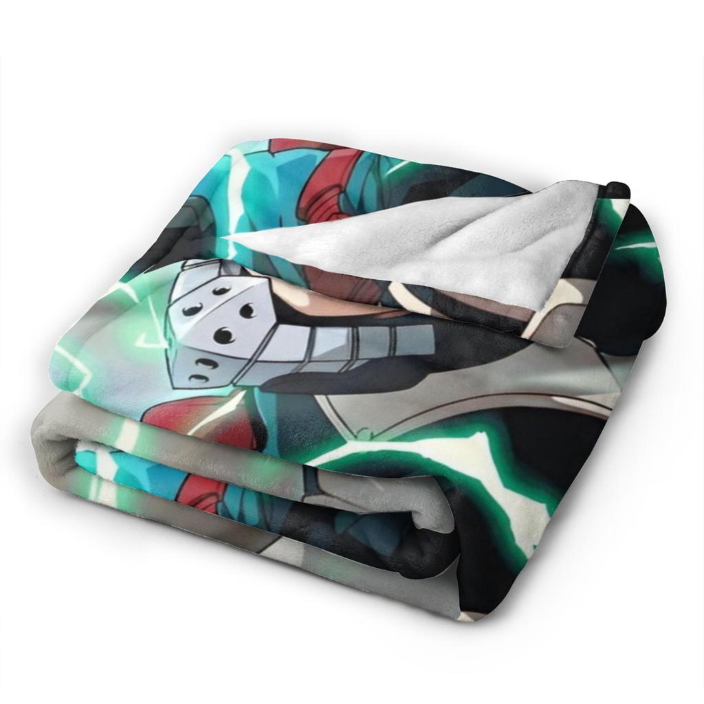 Изуку Мидория Коралловый Флис Плюшевый Плед Академия Аниме Манга Плед для Дома Спальни Теплый Коврик для Кровати