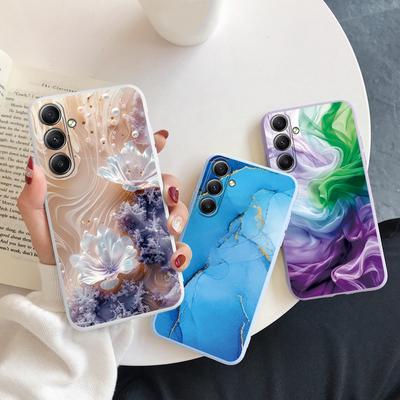 Мраморный чехол для iPhone Samsung A55 S24 FE S25 A06 M35 Xiaomi Redmi Note 13Pro 14C Huawei Honor Realme противоударный бампер для телефона матовый чехол с защитой от царапин