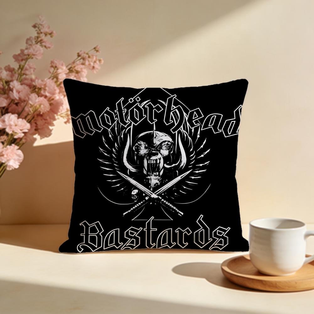 Stylish MMotorheadsful Cushion Cover Stylish Washable Pillow Cover Ideal for Couch Bedroom Car Decoration
