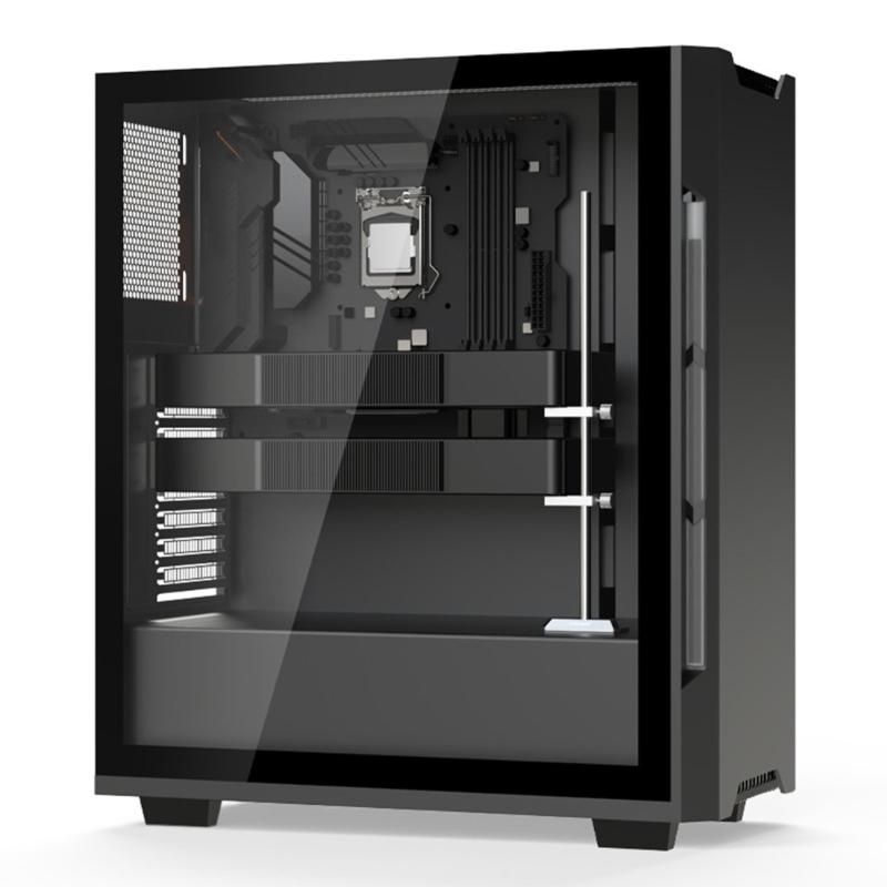 Магнитный держатель для видеокарты, регулируемая стойка, алюминиевый кронштейн для видеокарты GPU, поддержка, аксессуары для корпуса настольного ПК