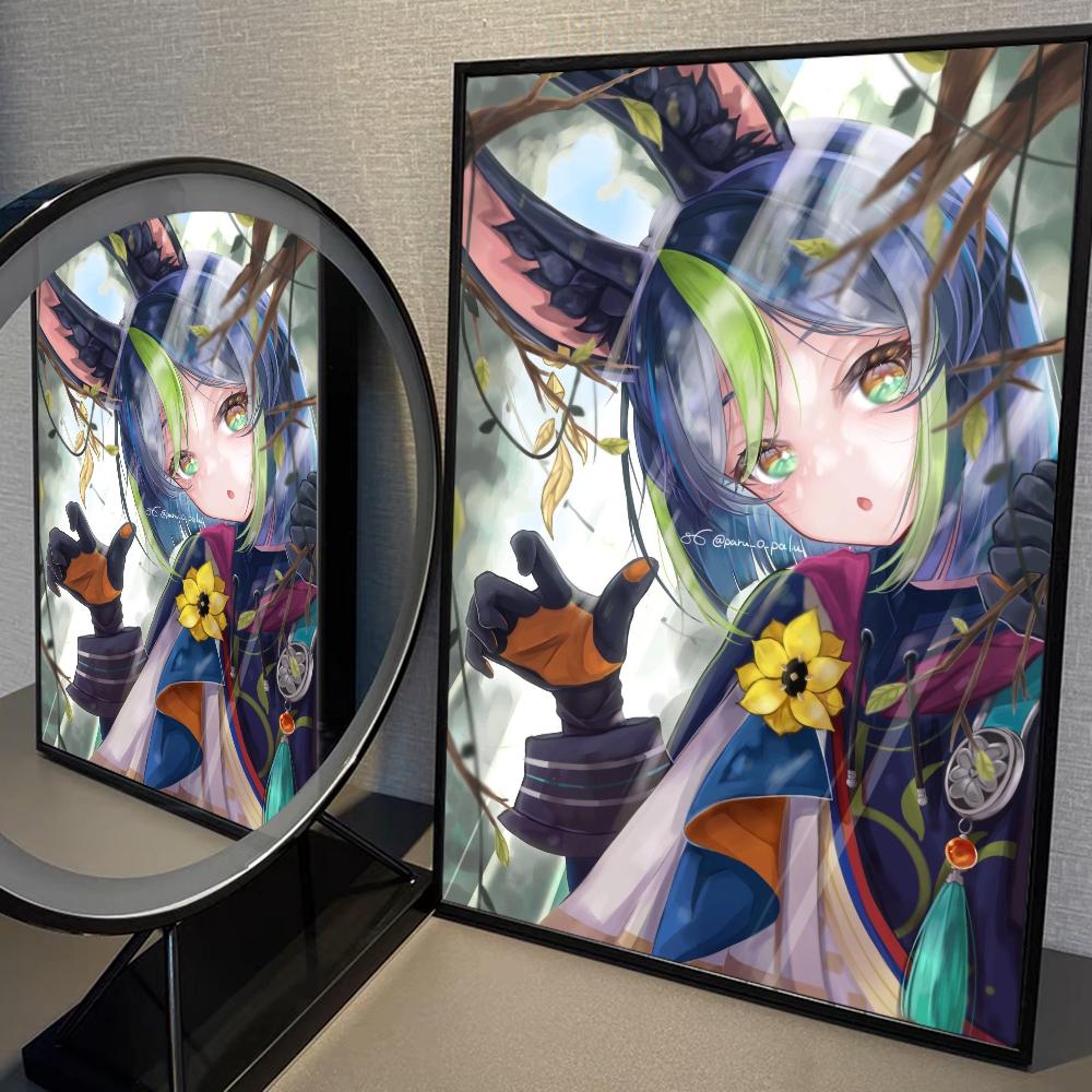 Tighnari Genshin Impact Классические постеры фильмов Водонепроницаемая бумажная наклейка Кофейня Бар Декор Искусство Наклейки на стену