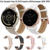 18mm 20mm Universal Leather Watch Strap with Pin Buckle Breathable Sport Replacement Band Compatible with Garmin, Samsung, Huawei
