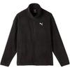 Casual Fleece Zip Comfort Jacket Men Jacket Black 686093-01