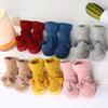 2024 Newborn Baby Boys Girls Socks With Anti-Slip PU Soft Soled Indoor Foot Socks Infant Children Floor Booties Sokken