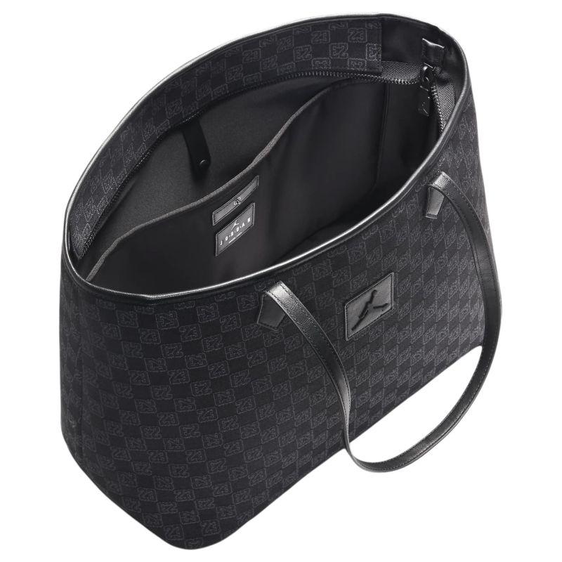 Jordan Полиэстеровая сумка-тоут, сумка для покупок, сумка через плечо, сумка для рук, унисекс, черная, Jordan HF1890-010