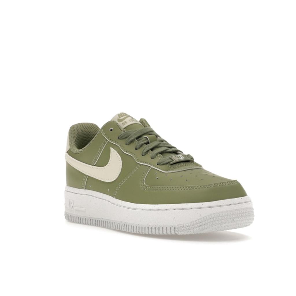 Nike Air Force 1 07 Oil Green Women Sneakers White Gum-Medium-Brown Sea-Glass HF5062-386