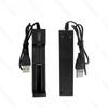 1PC 1 Slot 18650 USB Single Charger 3.7V Rechargeable Lithium Battery Charger