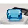 Beautiful Emerald Swiss Blue Topaz Natural 18-19 Ct Loose Gemstone