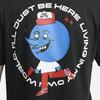 Nike Футболка-пуловер с коротким рукавом и узорчатым принтом, мужские топы, черного цвета FB8137-010
