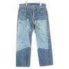 Yohji Yamamoto XSPOTTED HORSE CRAFT Джинсовые брюки/низ с застежкой на пуговицы, пэчворк 36 синийБ/у