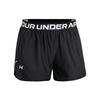 Solid Color Training Shorts With Letter Print Women Shorts Black 1366938-002