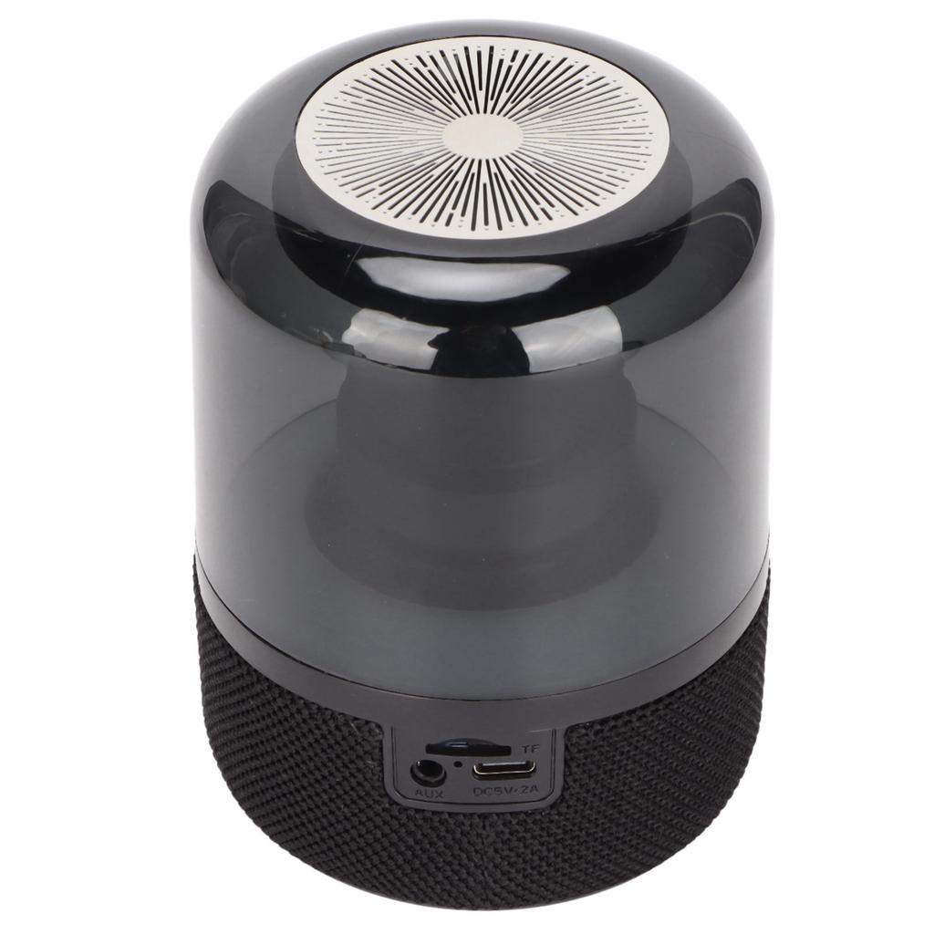 Colorful Glass Speaker Portable Stereo Sound Wireless Bluetooth Speaker with 3 Light Modes for Home Outdoors Travel