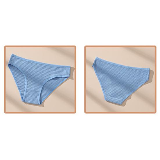 Женские трусы с низкой талией, однотонные, ребристые, бесследные, высокоэластичные, подтягивающие ягодицы, бесшовные трусики