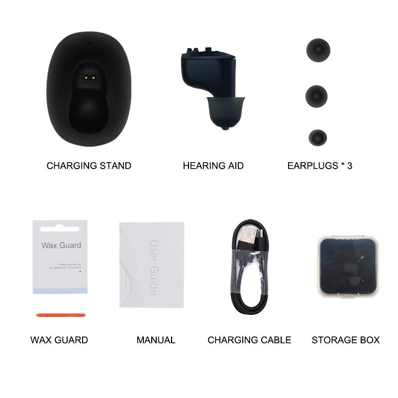 Слуховые аппараты для глухоты, перезаряжаемый усилитель звука, беспроводные наушники, инструменты для оказания первой помощи, USB-устройство Audifono