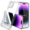 iPhone 16, 17 Pro Max Прозрачный чехол с подушками безопасности против падений, Apple 15, 12, 11 Мягкий силиконовый чехол
