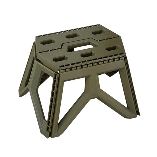 Портативный складной стул Легкий Сверхпрочный пластиковый Многофункциональный Для кемпинга, пеших походов, пляжа, пикника, рыбалки Складное кресло-сиденье