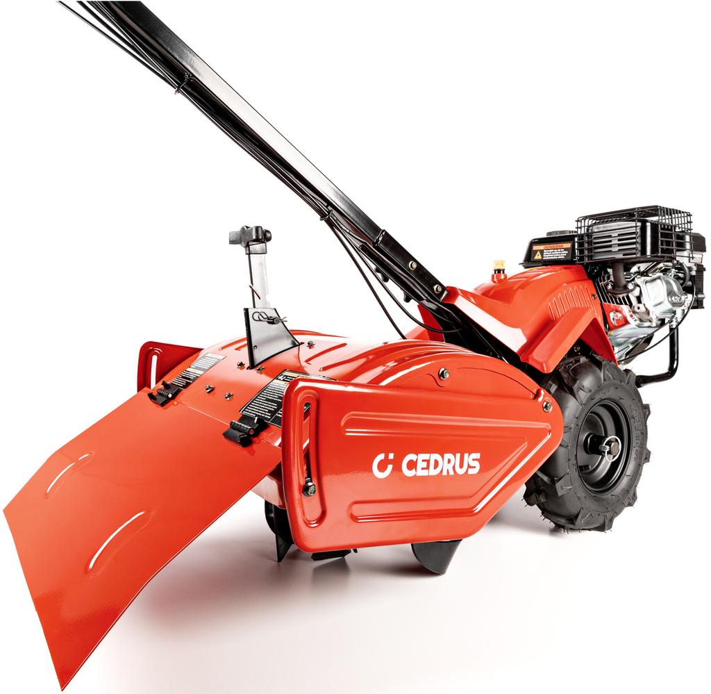 Cedrus Glx-Gt65-2L Self-Propelled Petrol Tiller With Cultivator Drive 6.5Km / 50 Cm Loncin G200F Engine - 